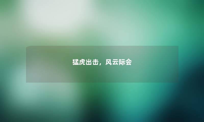 猛虎出击，风云际会
